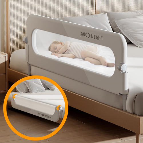 Strenkitech Rieles De Cama Para Cuna | Barandilla Plegable P