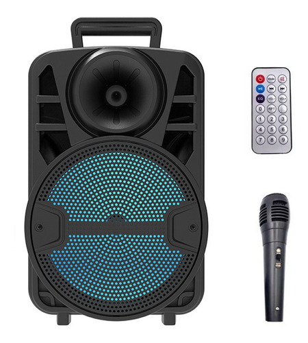 Bafle Bocina Bluetooth 8 Pulgada Recargable Portatil Karaoke