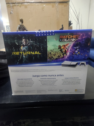 Playstaton 5 Slim Edición Con Lector Más 2 Juegos Blanco