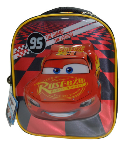 Mochila Escolar Kinder Para Niño Rayo Mc Queen 174604 Ruz