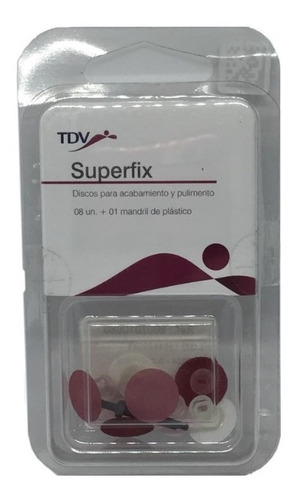 Kit Tdv Superfix X8 Discos Tipo Shofu Lija Pulido Acabado