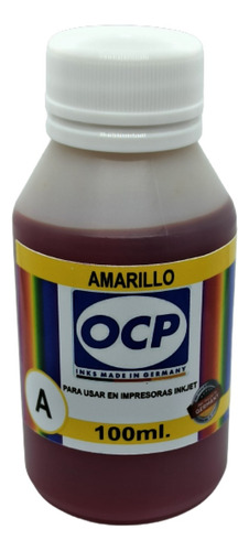 Tinta Ocp Alemana Dye Para Hp Officejet Pro 6230 6830 100ml.