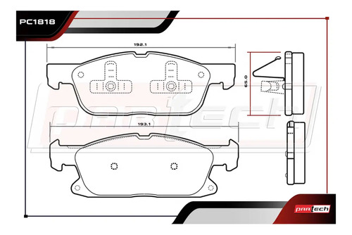 Pastillas De Frenos Ford Edge 2015 - 2018 V6 3.5l