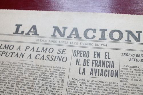 Lote 31 Diarios Antiguos La Nacion Segunda Guerra Mundial