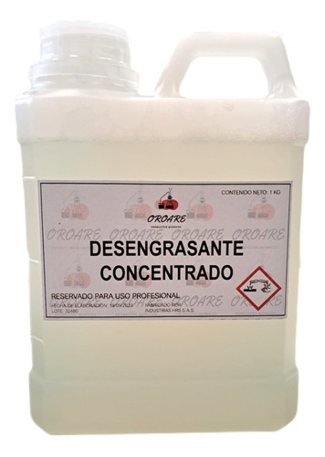 Desengrasante  Concentrado (20% Y Completar Con Agua)