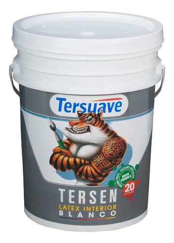 Pintura Latex Interior Blanco Tersen Tersuave Lavable 10 Lt