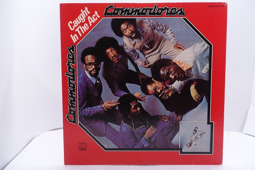 Vinilo Commodores  Caught In The Act  1975 (ed. Japonesa)