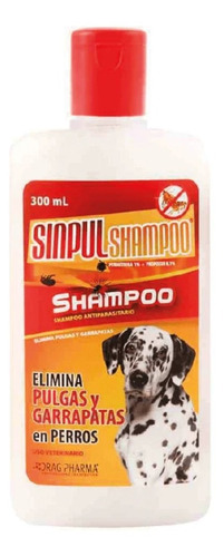 Shampoo Sinpul Antiparasitario 300ml Pulgas Y Garrapatas