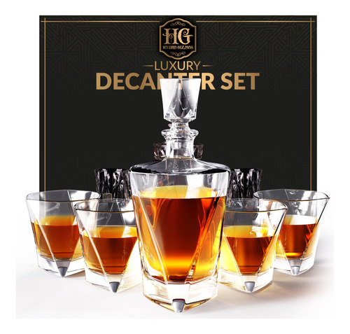 Regalo De Lujo Para Los Hombres  Whiskey Decanter Set Ll31a