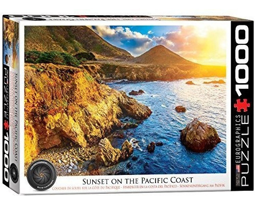 Eurographics Sunset En The Pacific Jigsaw Puzzle (1000 Pieza