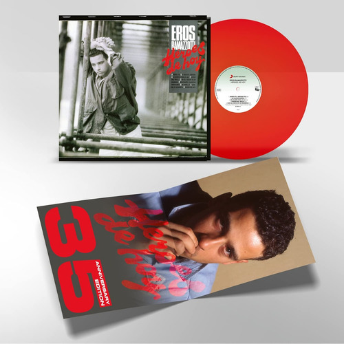 Eros Ramazzotti Héroes De Hoy Lp Vinilo180grs.de Color Rojo