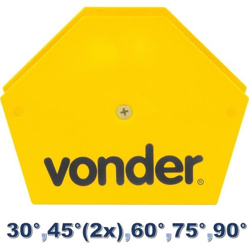 Esquadro Magnético Hexagonal Para Soldador 30 Kg - Vonder