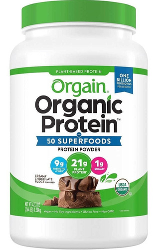 Proteína Orgánica Organic Protein Sabor Chocolate  2.64 Lb