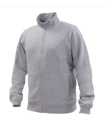 Poleron Full Zip Unisex Gris / Upteck