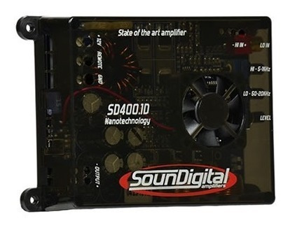 Potencia Amplificador Soundigital Sd400.1d (2 Ohm) 400 Wrms