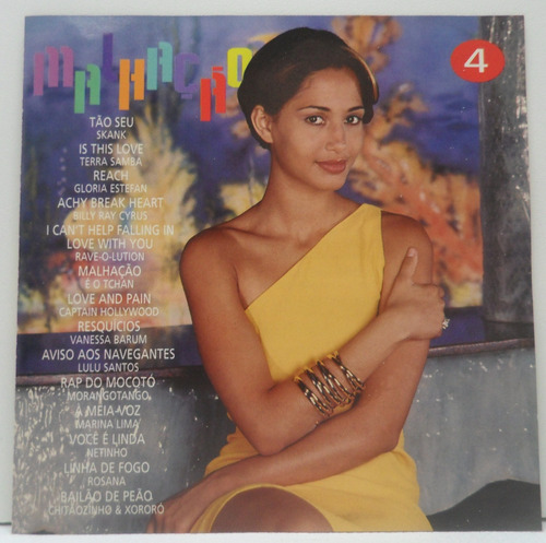 Malhação 4, Trilha Sonora Original, 1996, Cd (Usado)