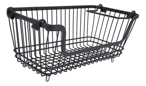 Contenedor De Almacenamiento Apilable Con Cable Frontal Abie