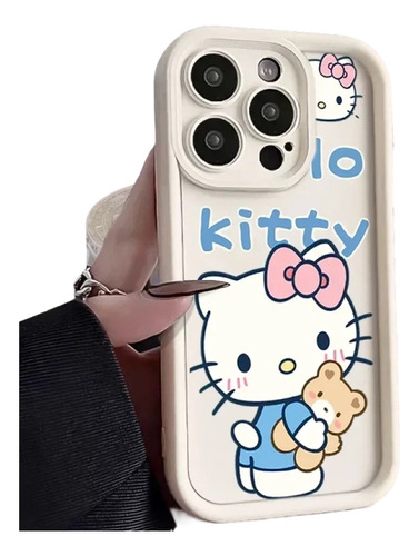 Bonita Funda De Teléfono Sanrio Hello Kitty Frosted Para Iph