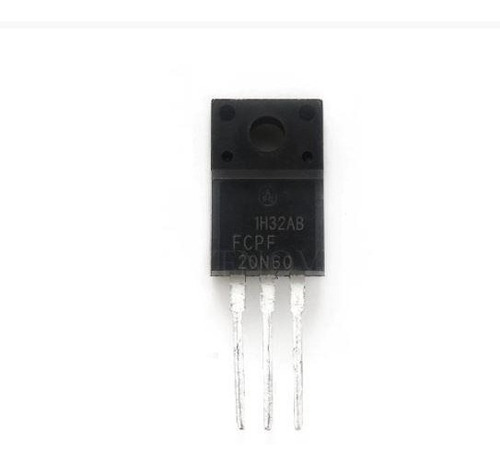 Transitor Mosfet Canal N Fcpc20n60 Pack 6 Unidades