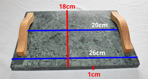 Tabla De Marmol Para Picar O Bandeja Para Decorar (Usado)