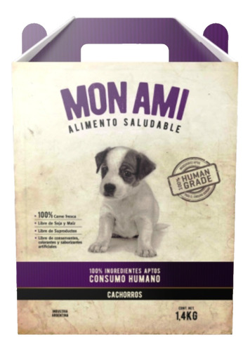 Alimento Balanceado Perro Cachorro Saludable Mon Ami 1.4 Kg