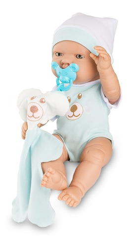 Boneco Bebezinho Real Newborn - 34cm Menino - Roma Brinquedo