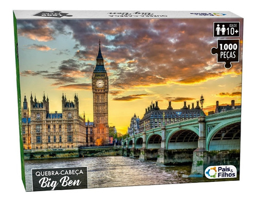 Rompecabezas Big Ben London de 1000 piezas