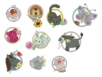 Comprar Matrices Para Maquinas Bordadoras Animalitos Bebes Aplique