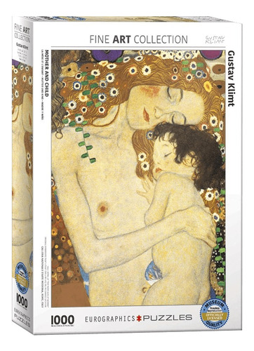 Rompecabezas Eurographics Klimt: Madre E Hijo - 1000 Piezas