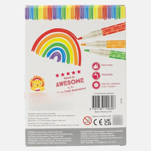 Kit De Crayones Para Las Ventanas