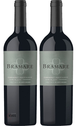 Vino Bramare Appellation Lujan De Cuyo Cabernet Sauvignon X2