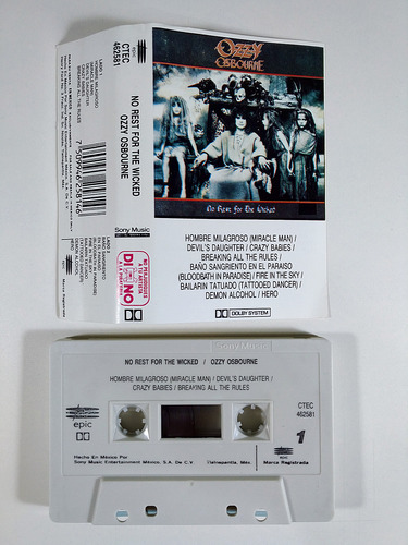 Ozzy Osbourne No Rest For The Wicked Cassette Kct (Usado)