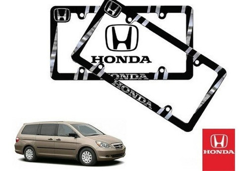 Par Porta Placas Honda Odyssey 3.5 2006 Original