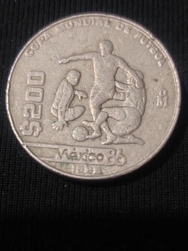 Moneda Del Mundial De México 1986 De 200 Pesos