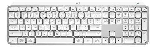 Teclado Logitech Mx Keys S Mult Usb Cinza Claro - 920-011564