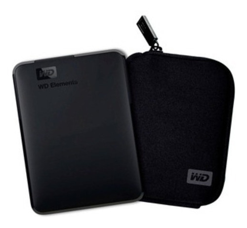 Disco Duro Externo Wd Elements 4tb + Funda De Transporte