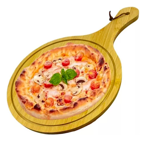 Tabla Madera Tablas Picoteo Madera Tabla Pizza Diametro 26cm