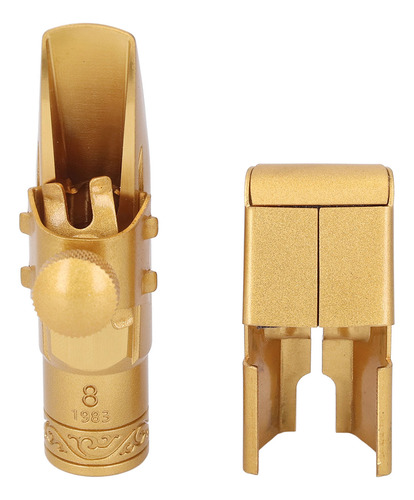 Boquilla Plana Para Saxofón Soprano En Forma De B, Metal De
