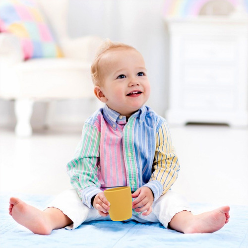 2 Tazas De Silicona Para Comida Para Bebés, Tazas De Aprendi