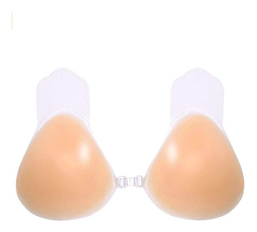 Imagen 2 de 10 de Corpiño Adhesivo Flor Con Clip Arma Escote Talles Les Loles