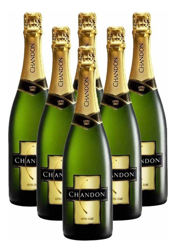 Champagne Chandon Extra Brut 750ml Caja X6 Puro Escabio