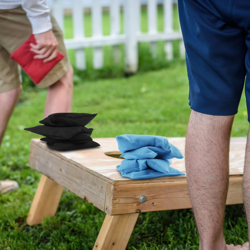 Weensmeil Cornhole Bean Bags (juego De 8), Resistente A La I