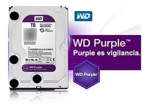 Disco Duro Western Digital Wd 10tb Purple 3.5 Dvr Nvr Camara