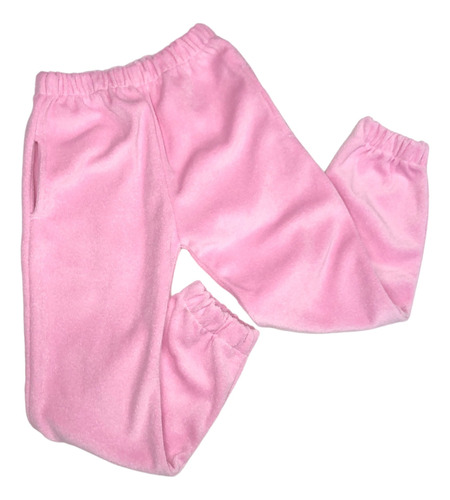 Pantalon Plush Infantil Colores Lisos Bukito
