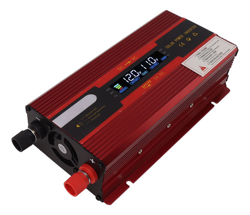 Inversor De Corriente 4000w 12v A110v Convertidor Para Auto