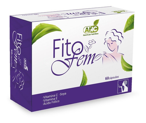 Fitofem Caja 60 Capsulas Cuidado Femenino Menopausia Anc Sabor Sin sabor