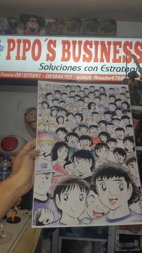 Capitan Tsubasa Poster Exclusivo Super Campeones Oliver