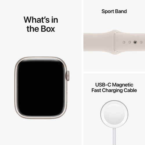 Apple Watch Series 8 Con Gps 45mm M/l - Starlight