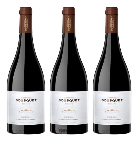 Vino Domaine Bousquet Reserva Pinot Noir Pack X3 Unidades