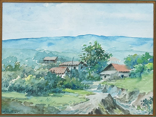 Benedito José Tobias : Aquarela Sobre Cartão (Usado)